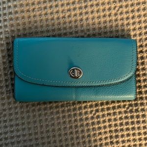 Coach trifold wallet
